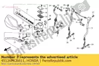 45126MCB611, Honda, tuyau, r. fr. frein honda xl transalp v xl650v 650 , Nouveau