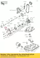 132BC0625, Kawasaki, parafuso-flangeado-pequeno, 6x25 zx1000 kawasaki  zx 1000 2011 2012 2013 2014 2015 2016 2017 2018 2019 2020, Novo