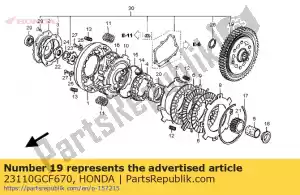 Honda 23110GCF670 gear comp., primary drive - Bottom side