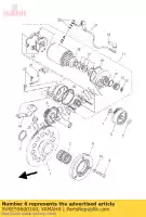 5VKE55600100, Yamaha, conjunto amortecedor yamaha mt xt 660 2004 2005 2006 2007 2008 2009 2010 2011 2012 2014 2015, Novo