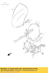Qui puoi ordinare tutore, gamba shie da Suzuki , con numero parte 4815003H00ENM:
