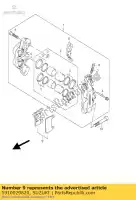 5910029820, Suzuki, plaquettes de frein suzuki gsx r 600 750 1000 2004 2005, Nouveau