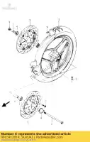 0915912019, Suzuki, moer 12mm suzuki gsx r 750 1100 1985 1986, Nieuw