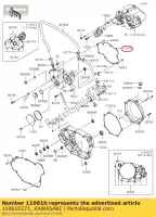 110610271, Kawasaki, joint, couvercle de générateur klx450a8 kawasaki  klx 450 2008 2009 2010 2011 2012 2013 2014 2015 2016 2017 2018 2019 2020 2021, Nouveau