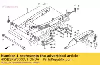 405B3KW3003, Honda, catena, trasmissione honda nx  2 nx250 250 , Nuovo