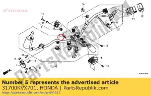 honda 31700KVX701 rectifier assy., silicon - Bottom side