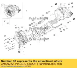 Here you can order the shift cam cpl. From Piaggio Group, with part number 2A000222: