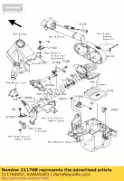 211760007, Kawasaki, capteur, angle de came kawasaki vn classic h  a g vulcan lt j limited d e f vn2000 2000 , Nouveau