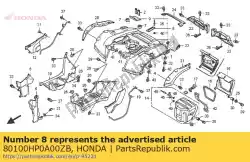 Tutaj możesz zamówić brak opisu w tej chwili od Honda , z numerem części 80100HP0A00ZB: