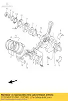 1222902F210A0, Suzuki, rodamiento, manivela suzuki tl  r s tl1000s tl1000r 1000 , Nuevo