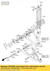 Here you can order the spacer from Kawasaki, with part number 92026S096: