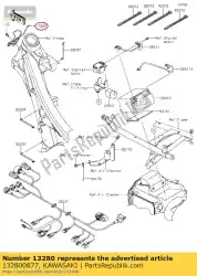 Here you can order the holder,connector&cable klx450a from Kawasaki, with part number 132800877: