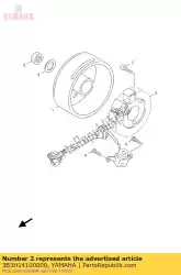 stator assy van Yamaha, met onderdeel nummer 3B3H14100000, bestel je hier online: