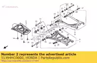 51394HC0000, Honda, collar, fr. pivote del brazo honda trx 300 400 450 700 2000 2001 2002 2003 2004 2005 2006 2007 2008 2009 2011, Nuevo