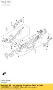 Suzuki 0932020010 coussin, siège ta - La partie au fond