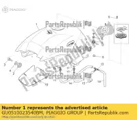 GU0510023540BM, Piaggio Group, tanque de combustível branco moto-guzzi breva v ie zgulps01, zgulpt00, zgulps03 1100 1200 2005 2016 2017, Novo