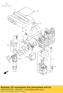 suzuki 3365205300 protector(40x40 - Bottom side