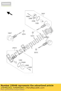 kawasaki 230481052 lens-signal lamp,