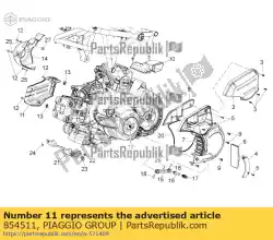 Tutaj możesz zamówić os? Ona ko? A zamachowego od Piaggio Group , z numerem części 854511: