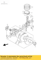 1216441G010C0, Suzuki, cuscinetto, manovella p suzuki gsx r 1000 2005 2006 2007 2008, Nuovo