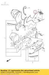 Here you can order the cowling,under r from Suzuki, with part number 9466115H00YMD: