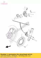 Aqui você pode pedir o remschijf voor em Yamaha , com o número da peça 10SF581T0000: