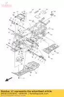 5NDE53360000, Yamaha, damper, engine mou yamaha yfm 400 450 2003 2004 2005 2006 2007 2008 2009 2010 2011 2012 2013 2014 2015 2016, New