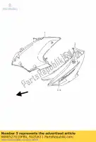 6868527G10FBV, Suzuki, fita, lado da capota, suzuki dl vstrom u3  au3 a dl650a v strom 650 , Novo