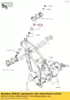 920151546, Kawasaki, tuerca, 25 mm, t = 12 kawasaki w  a klr b gtr kle gpx r d klx zrx s kx e l c gpz ninja zx10 tomcat uni trak kr1s g t zxr stinger h rx kdx kl650 kl600 n zx1000 zx750 f es zx400 j sf zg voyager kl250 gpz600 gpz750r gpz900r kdx200 kdx250 klr250 klr600 1000gtr gpz1000rx gpz600r kx, Nuevo