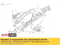 Aprilia AP8152345, Vite 5,5x20, OEM: Aprilia AP8152345