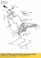 530041083, Kawasaki, tapete kle500-a2 kawasaki kle 500 1991 1992 1993 1994 1995 1996 1997 1999 2001 2002 2003 2005 2006 2007, Novo