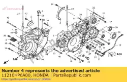 Aqui você pode pedir o jet comp., pistão, em Honda , com o número da peça 11210HP6A00: