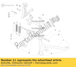 Aprilia 826298, ?ruba imbusowa, OEM: Aprilia 826298