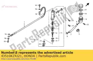 Honda 43510KZ4J21 sub assy, ??posteriore m / c - Il fondo