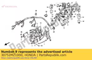 honda 30752MZ1000 cap assy. 2, high tension - Bottom side