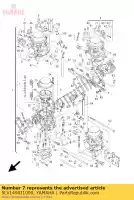 5LV1490J1000, Yamaha, jeu d'aiguilles yamaha fzs fazer s 1000, Nouveau