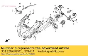 honda 33112GGPD01 aucune description disponible pour le moment - La partie au fond