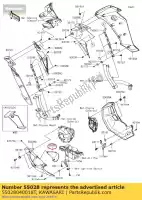 55028040018T, Kawasaki, cowling,filter guard,f.s kawasaki klz versys a b 1000 klz1000 , New