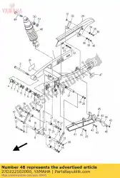 Tutaj możesz zamówić zespó? Amortyzatora, ty? Od Yamaha , z numerem części 27D222102000: