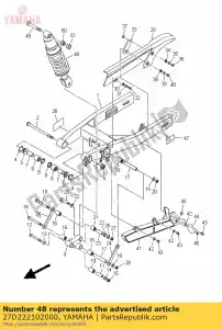 yamaha 27D222102000 zespó? amortyzatora, ty? - Dół