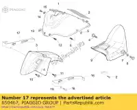 650467, Piaggio Group, support rh aprilia gilera  nexus sr sr max zapm3560, zd4m3560 zd4m357, zapm357 125 300 500 2006 2007 2008 2009 2011 2016 2017, Nouveau