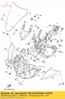 BC6F835100P3, Yamaha, Os?ona nadwozia mdnm6 yamaha  mt 660 700 900 2016 2017, Nowy