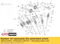 AP0253640, Piaggio Group, demi-cône de soupape aprilia  moto pegaso 650 1992 1995 1996 1997 1998 1999 2000 2001 2002 2003 2004, Nouveau