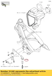 kawasaki 211600011 tappo-tappo-spina kx450d6f - Il fondo