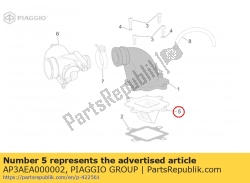 Aprilia AP3AEA000002, Zespó? zaworu trzcinowego, OEM: Aprilia AP3AEA000002