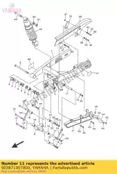 Here you can order the collar(2mf) from Yamaha, with part number 90387100T800: