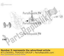 Aprilia 8711565001, Bieg ?s?, OEM: Aprilia 8711565001