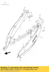 Aqui você pode pedir o fita, moldura de enseada em Suzuki , com o número da peça 6813508F10HS2: