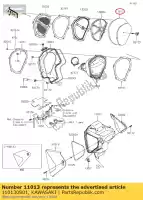 110130801, Kawasaki, élément-filtre à air klx450a8f kawasaki  klx 450 2008 2009 2010 2011 2012 2013 2014 2015 2016 2017 2018 2019 2020 2021, Nouveau