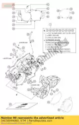 Aqui você pode pedir o conjunto de junta 250-380 '99 -'01 em KTM , com o número da peça 54630099000: